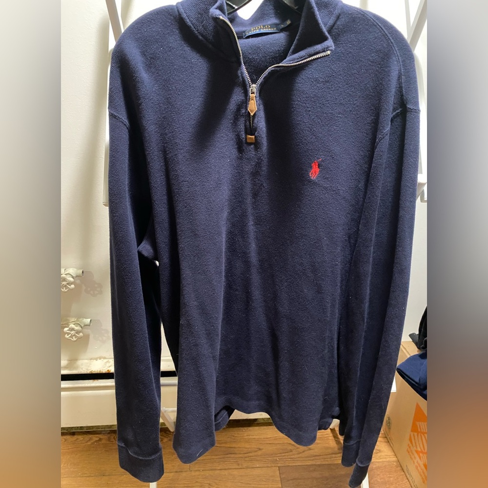 Polo Ralph Lauren Quarter Zip / Pullover Sweater 
Size - Men’s Large